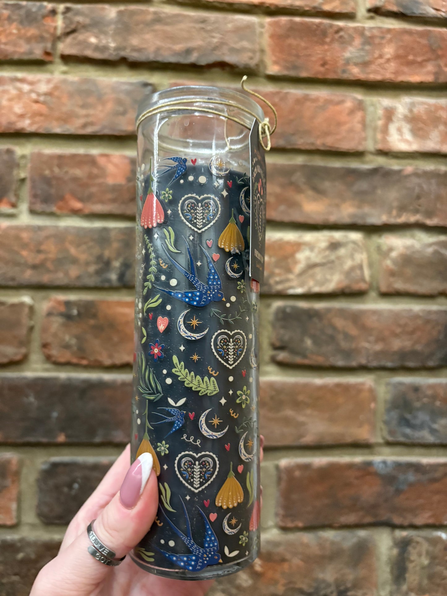 Midnight bloom candle