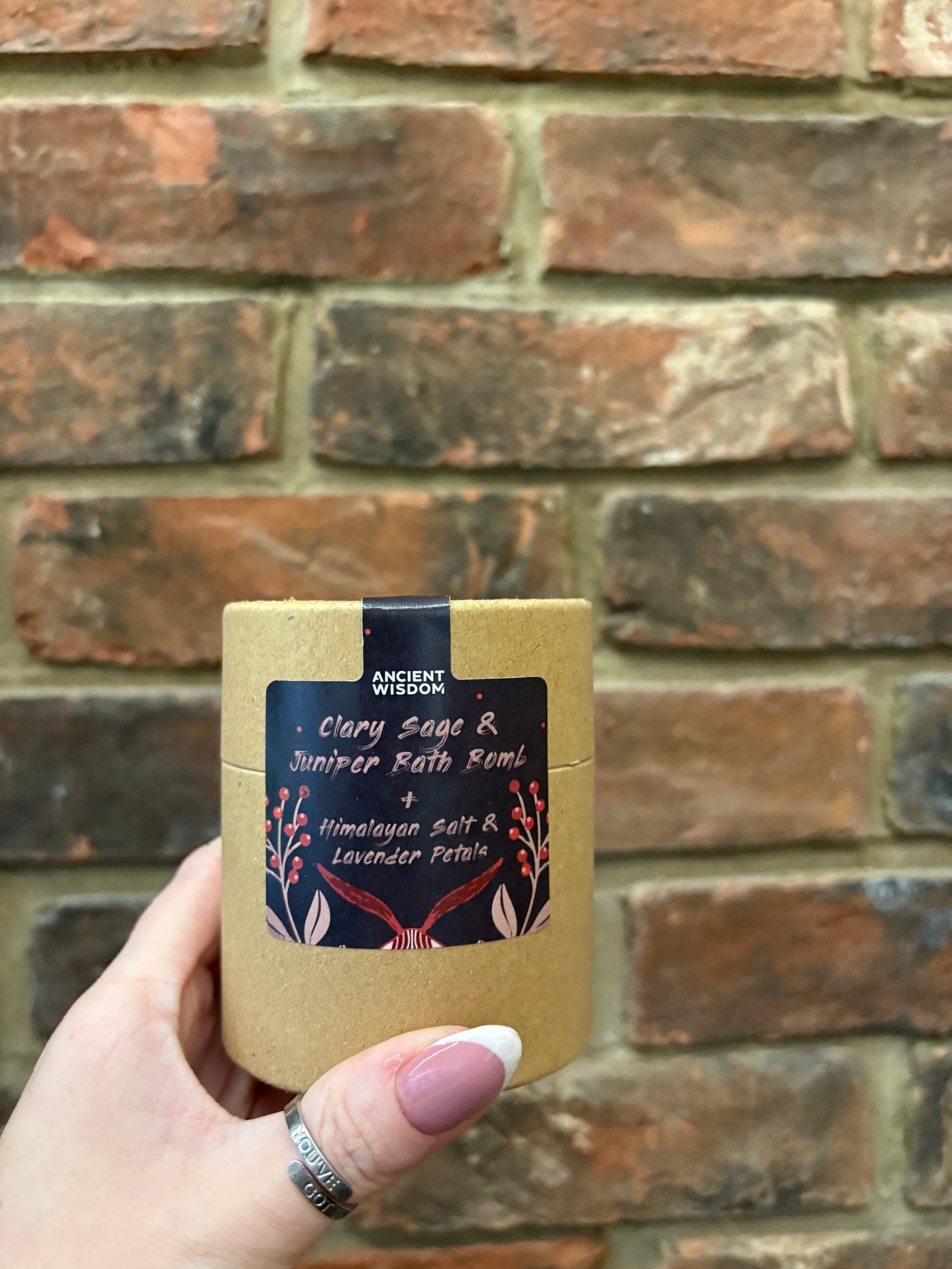 Enchanting heart bath bomb