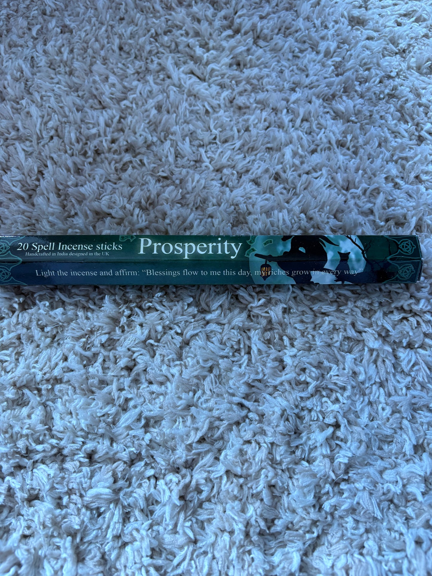 Prosperity spell incense