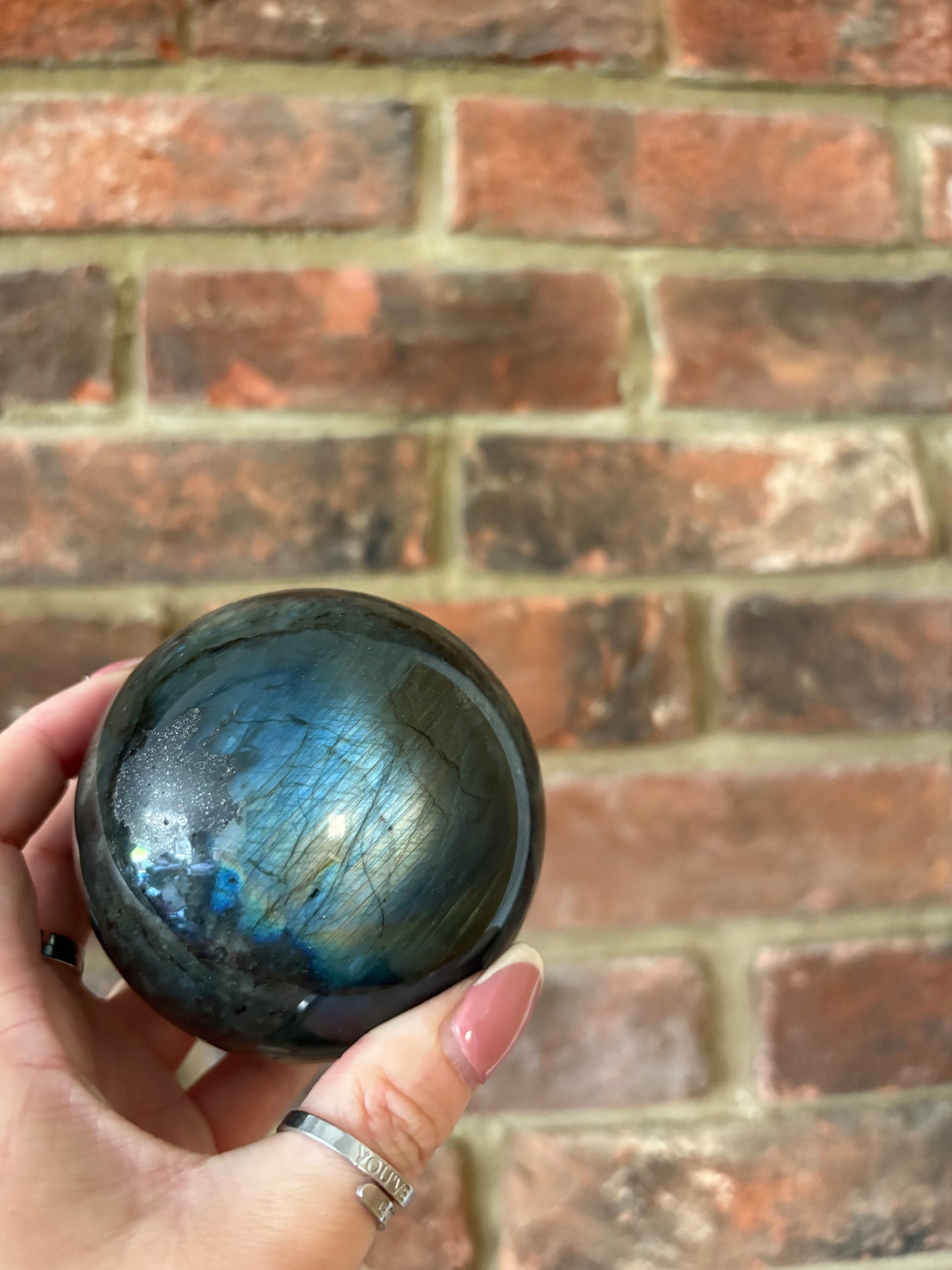 Labradorite spheres