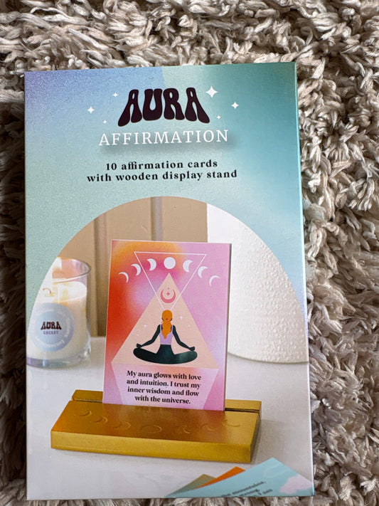 Aura affirmation cards