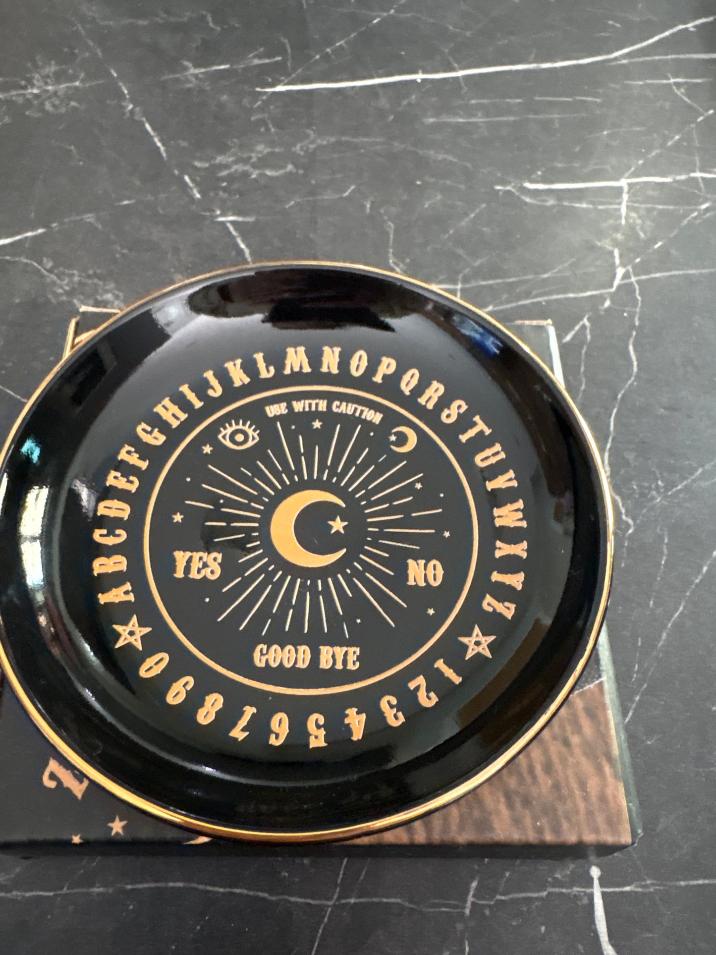 Talking board trinket dish