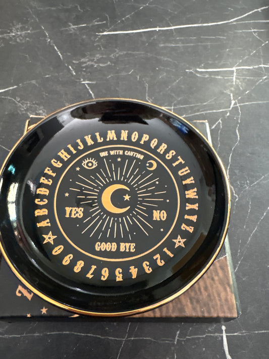 Talking board trinket dish