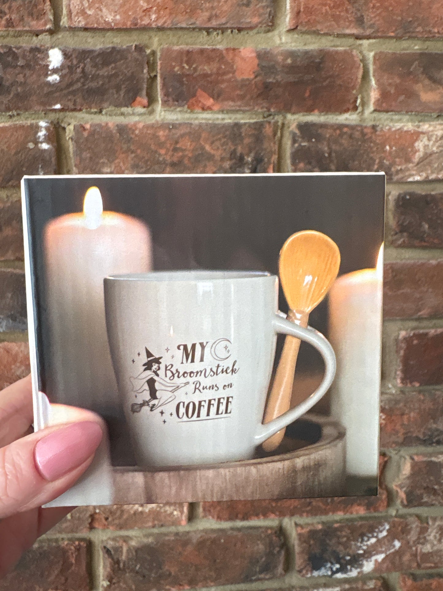 My broomstick runs on coffee