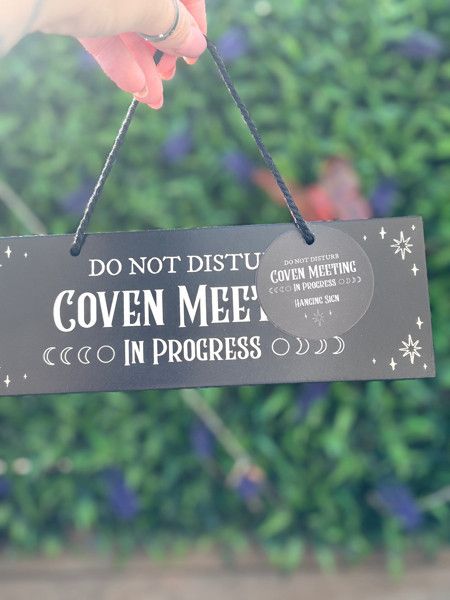 Coven Meeting Sign