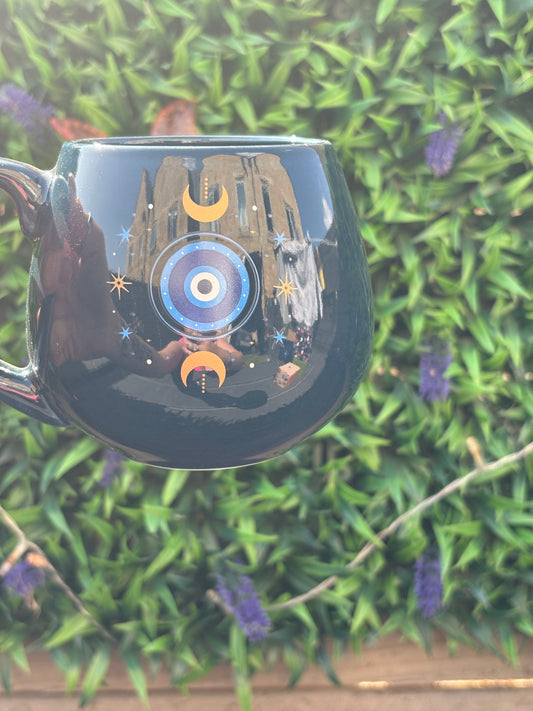All seeing eye mug
