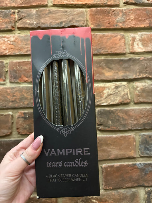 Vampire tears taper candles