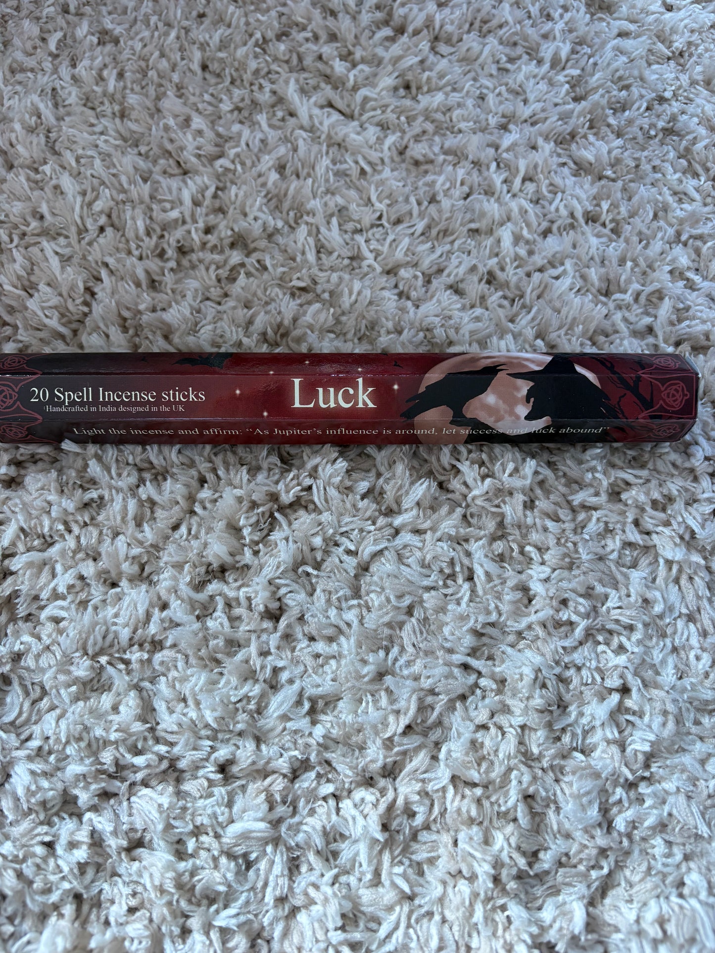 Luck spell incense