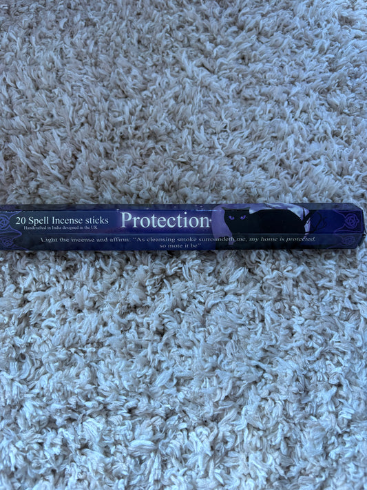 Protection spell incense