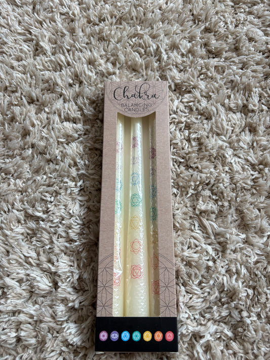 Chakra balancing candles