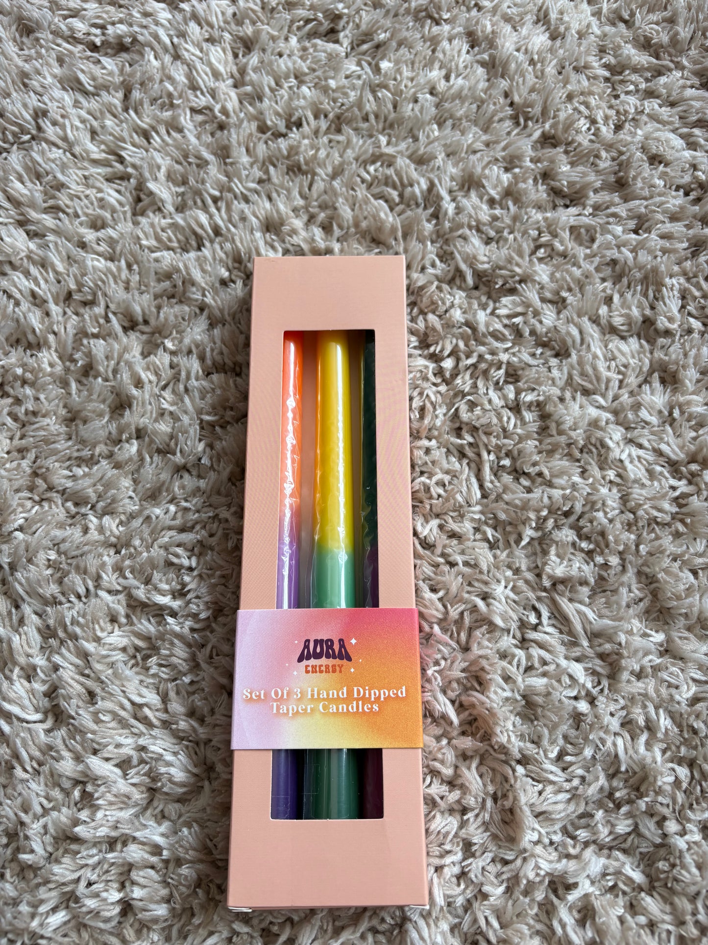 Aura energy candles