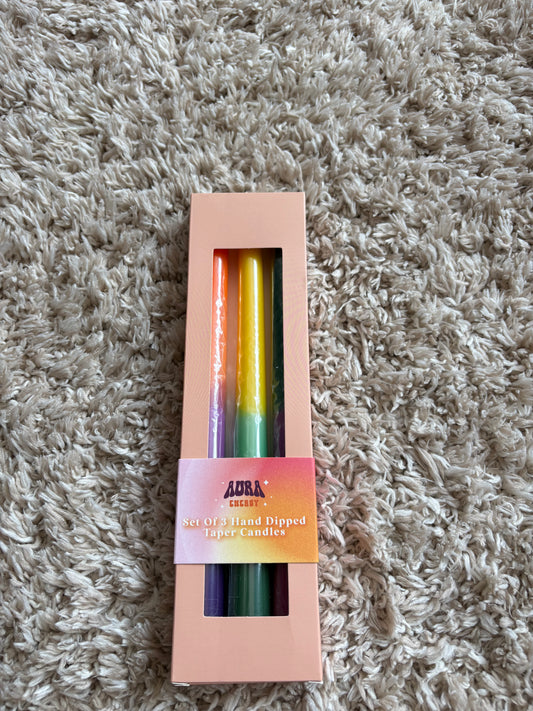 Aura energy candles