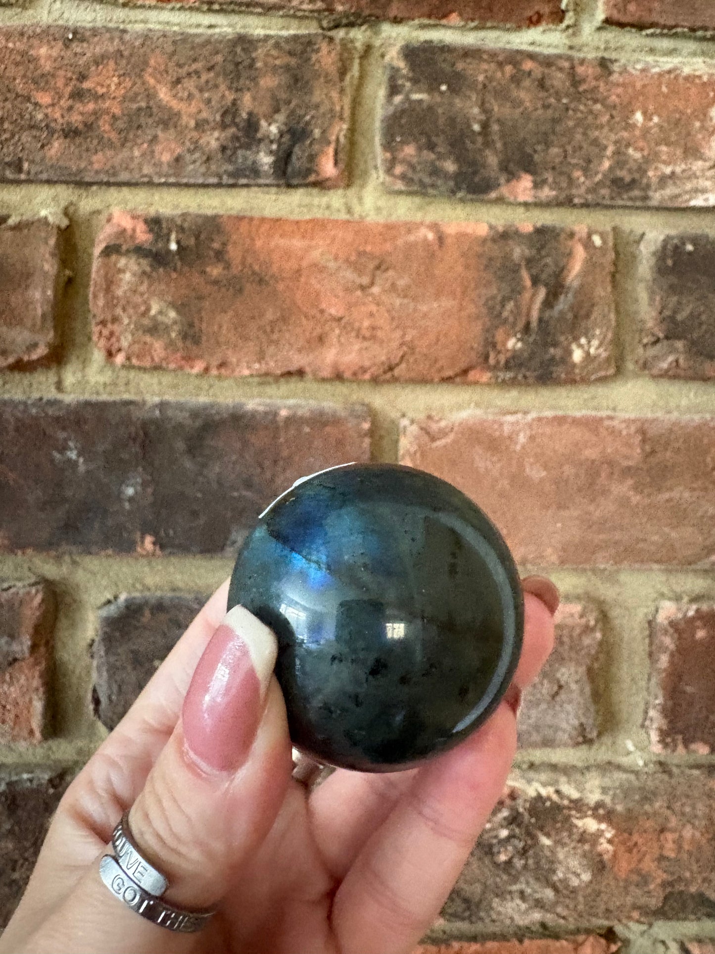 Labradorite spheres
