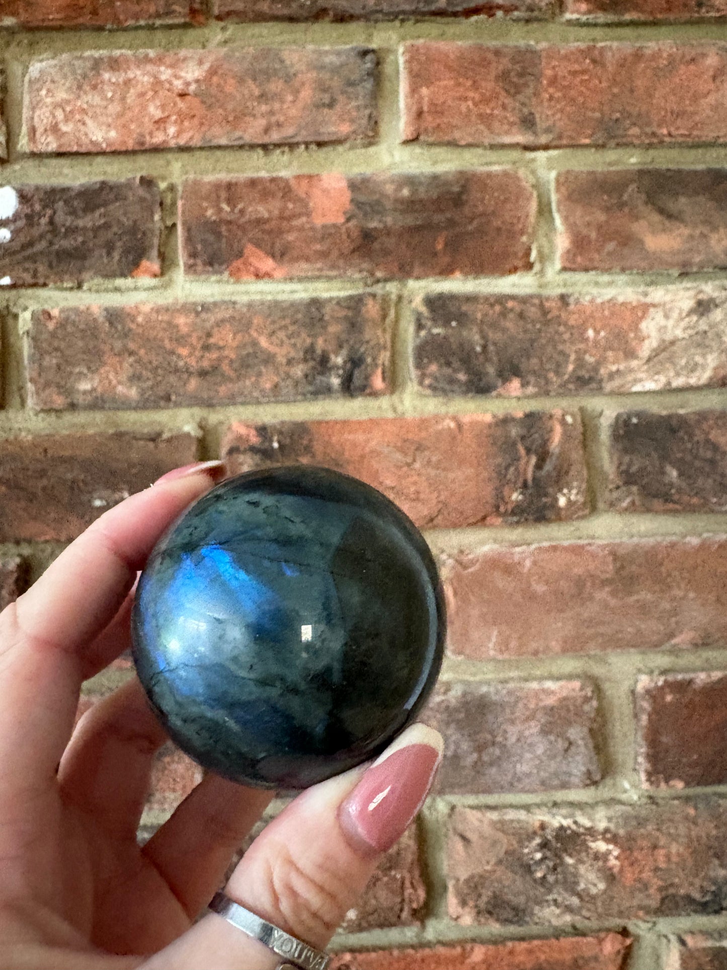 Labradorite spheres